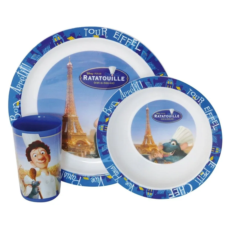 Σετ Φαγητού 3 Τεμαχίων Ango Ratatouille Disney 005203
