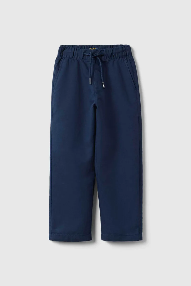 OVS παιδικό chino παντελόνι μονόχρωμο Regular Fit - 002573896 Μπλε