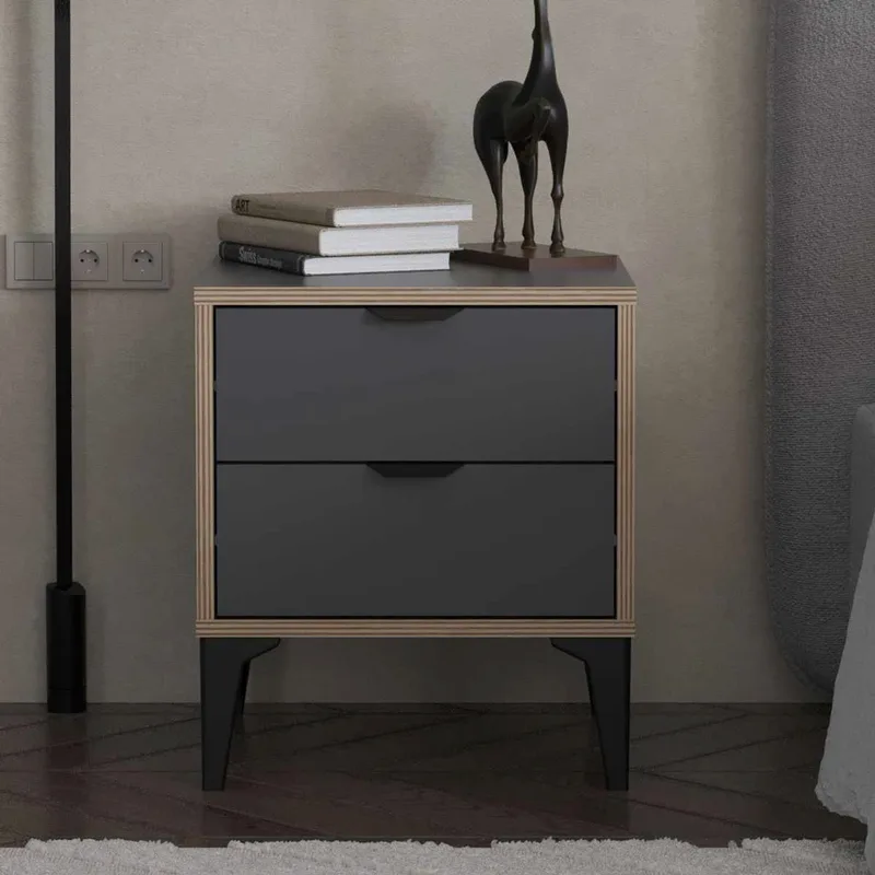 Κομοδίνο Arden - Anthracite 260Eth1103 (45x52x40 cm)