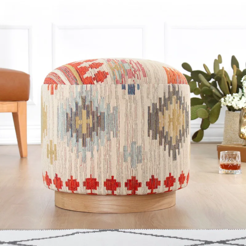 Πουφ Ferruz - Cream 209Flf1439 (42x43x42)