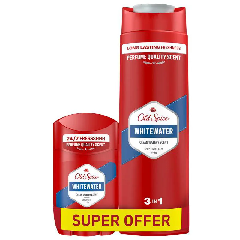 Old Spice Whitewater επωφελής συσκευασία για άντρες