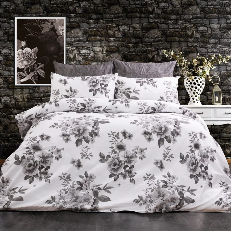 Παπλωματοθήκη Υπέρδιπλη 220x240 Dimcol Veronica 487 Grey