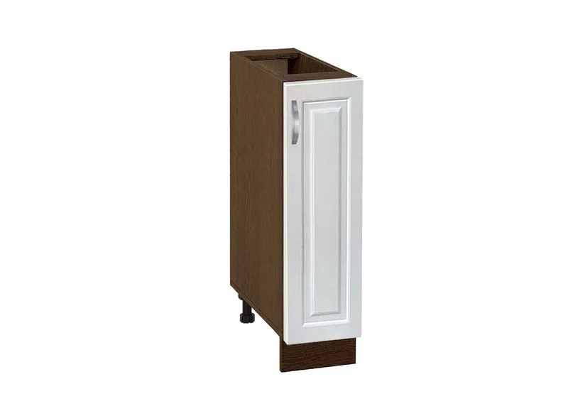 Ντουλάπι Κουζίνας επιδαπέδιο 20/60/82 εκ., No 201 MDF, Genomax - Κρεμ, Λευκό