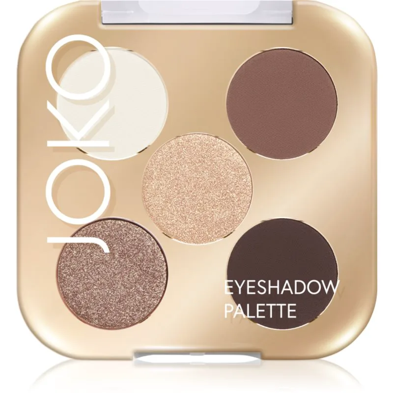 JOKO Eyeshadow Palette παλέτα με σκιές ματιών 5 χρωμάτων απόχρωση Smoky Nude 7 γρ