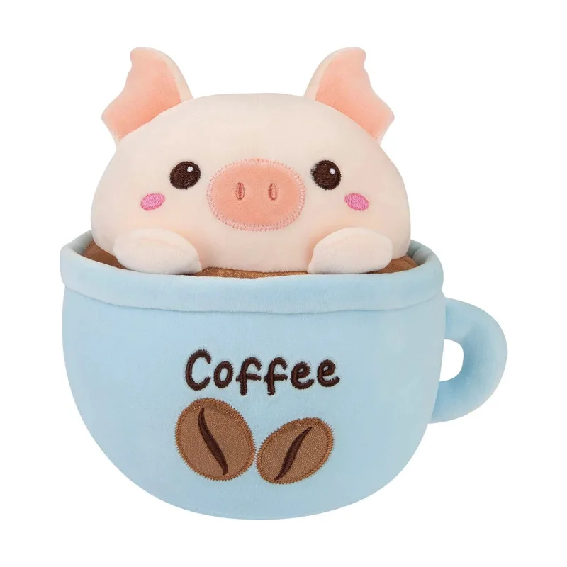 Λούτρινο Pms Coffee Cup Animal Γουρουνάκι 20cm