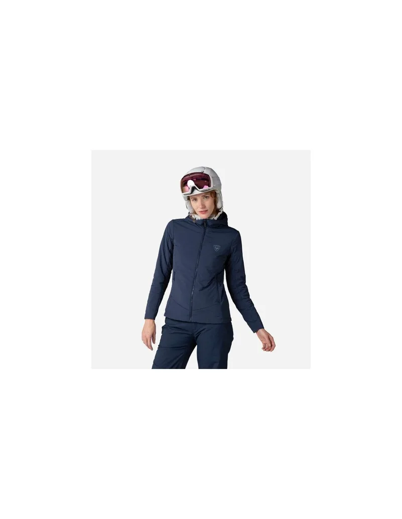 Rossignol W Opside Hoodie Jkt Navy Blue