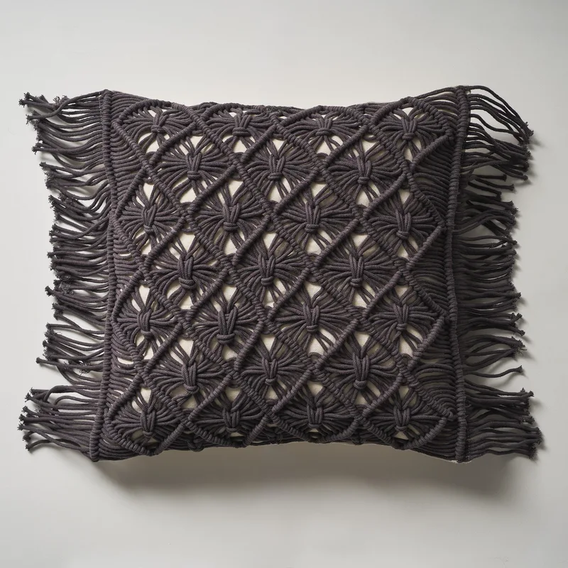 Μαξιλαροθήκη Διακόσμησης Gofis Home Sahara Volcanic Grey 193/48 45x45