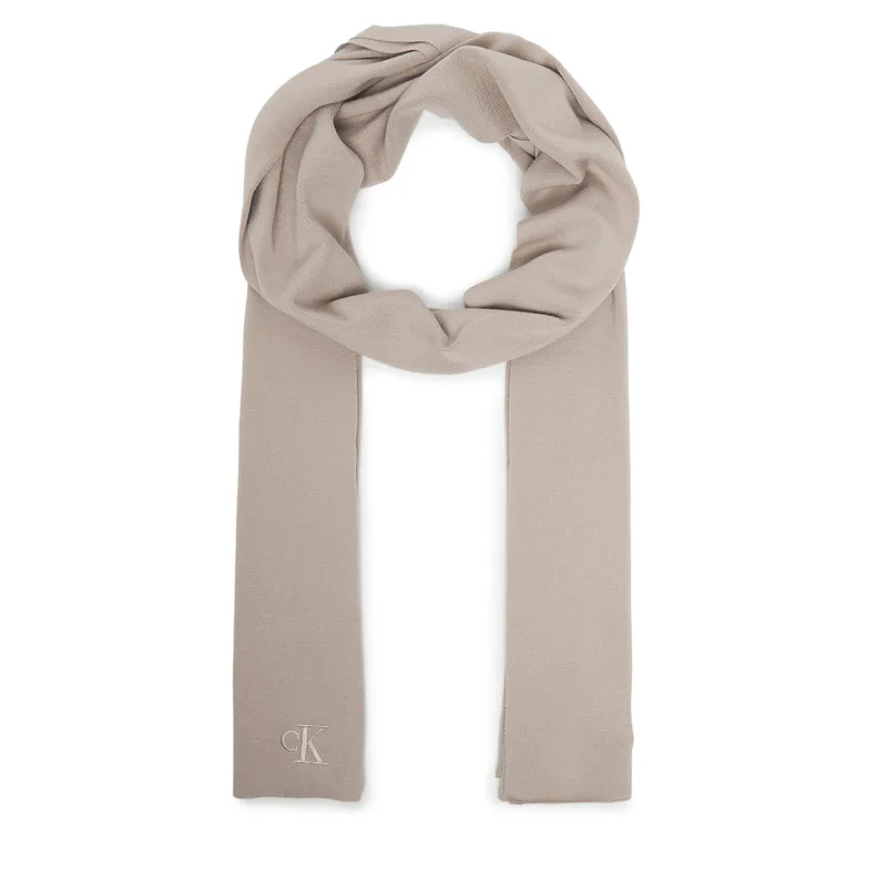 Κασκόλ Calvin Klein Fine LV04D8021G Μπεζ