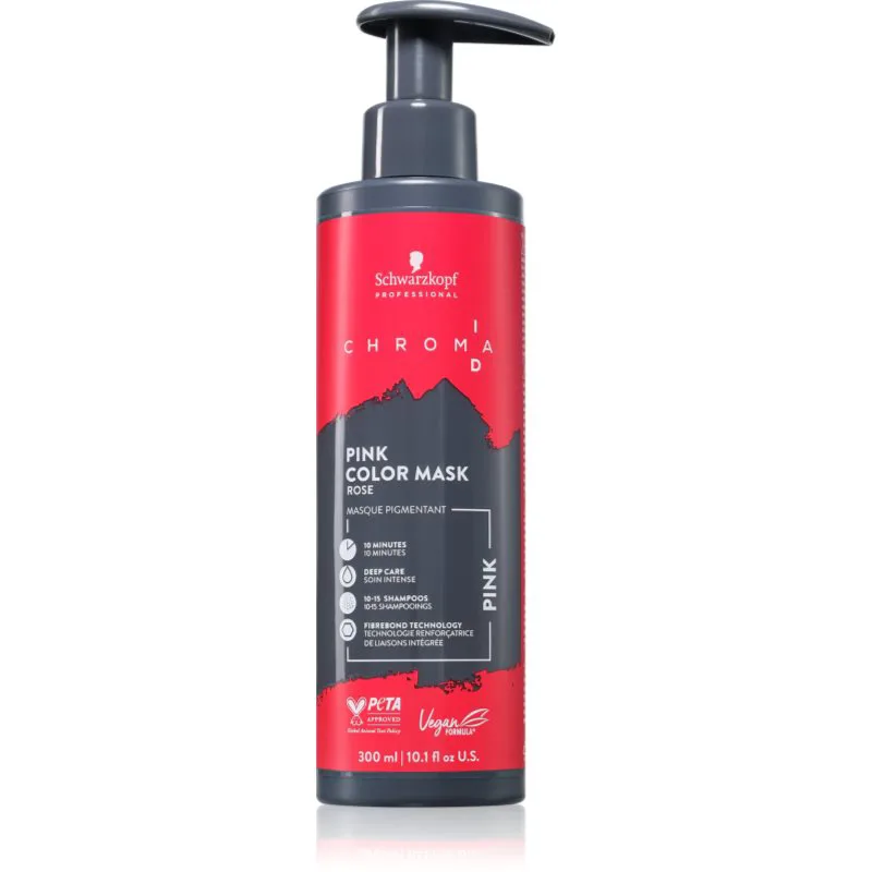 Schwarzkopf Professional Chroma ID Color Mask Μάσκα με τεχνολογία intense bonding color για τα μαλλιά απόχρωση Ροζ 300 ml