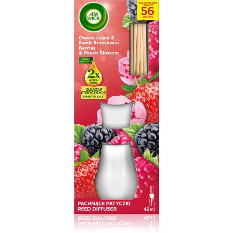 Air Wick Essential Oils Berries & Peach Blossom άρωμα για διαχύτη 42 ml
