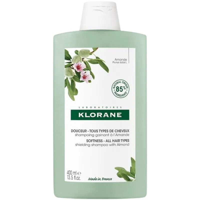 Klorane Almond Shampoo All Hair Types Σαμπουάν με Αμύγδαλο για Όλους τους Τύπους Μαλλιών 400ml