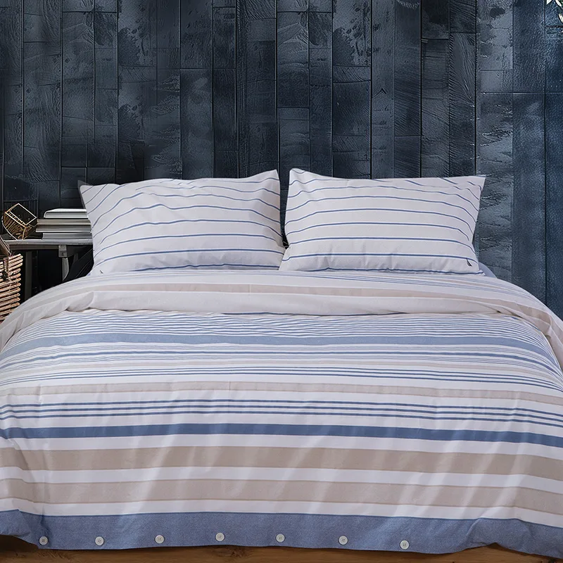 Σεντόνια King Size (Σετ) 280X270 Nef Nef Nau Ocean Denim Χωρίς Λάστιχο (280x270)