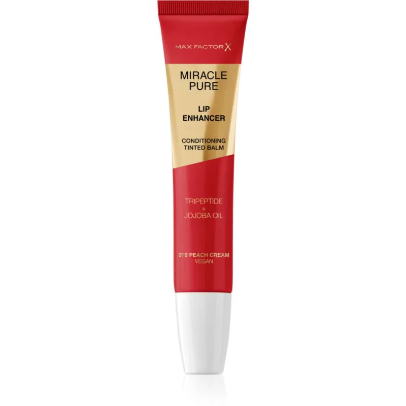 Max Factor Miracle Pure Lip Enhancer ενυδατικό λιπ γκλος απόχρωση 070 Peach Cream 12 ml