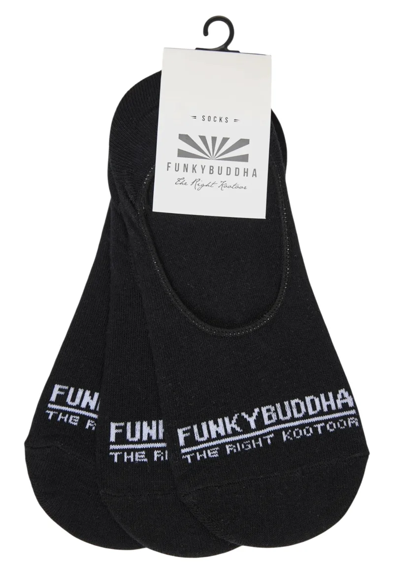 Κάλτσες Funky Buddha Σετ Με Τρία Ζεύγη FBM013-321-10-BLACK Ανδρικό