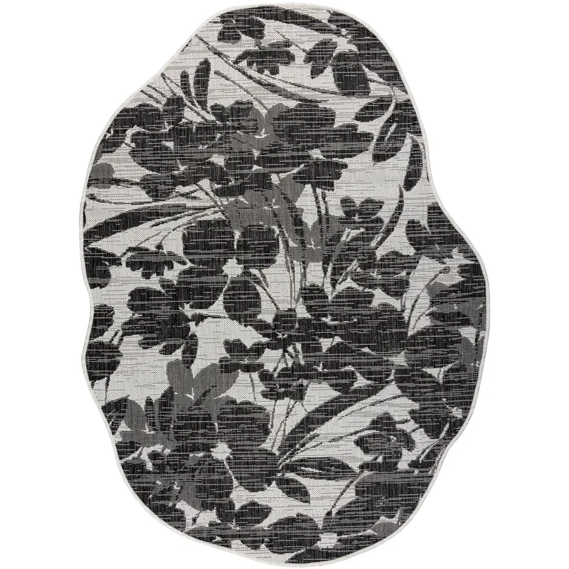 Χαλιά Rugsx ORGANIC χαλί σιζάλ 2735 λουλούδιΠ240x330 cm