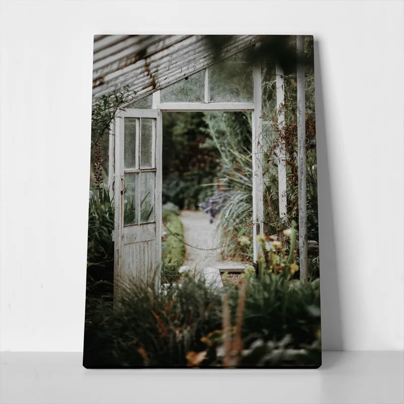 Πίνακας σε Καμβά RUSTIC FARMHOUSE DOOR 2