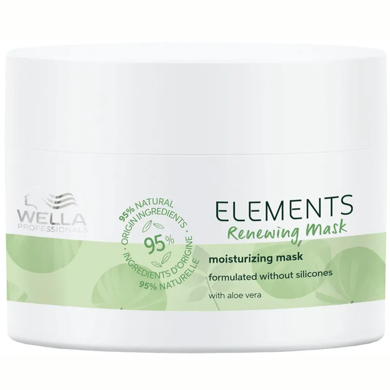 Wella Professionals Elements Renewing Hair Mask with Aloe Vera Ενυδατική Μάσκα Μαλλιών με Αλόη για Αναζωογόνηση 150ml