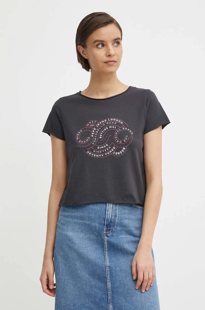Βαμβακερό μπλουζάκι Pepe Jeans KENNA KENNA