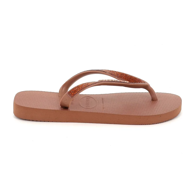 Γυναικεία Σαγιονάρα Havaianas Top Glow Χρώματος Καφέ 4150163-1976