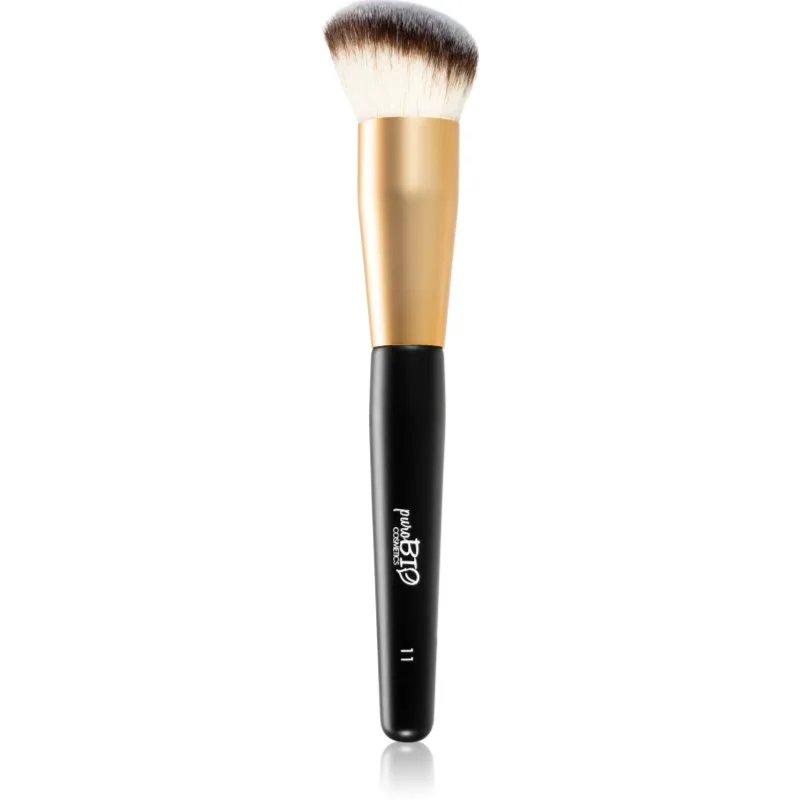 puroBIO Cosmetics N°11 πινέλο για ρουζ και μπρονζερ 1 τμχ