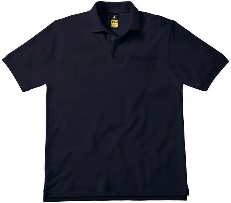 Workwear Blended Pocket Polo B & C Energy Pro Navy