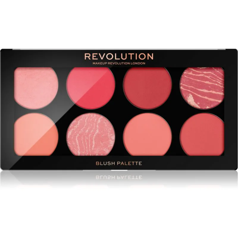 Revolution Ultra Blush παλέτα με ρουζ απόχρωση Sunset Burst 8x1.6 γρ