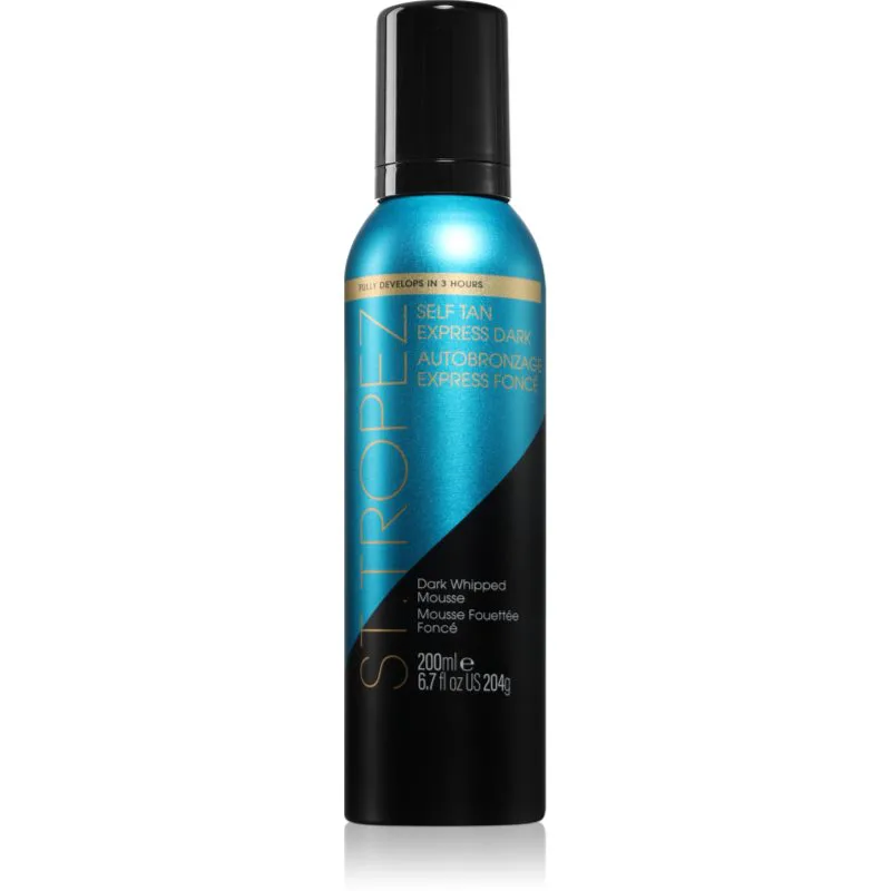 St.Tropez Self Tan Express Dark Whipped Mousse αφρός αυτομαυρίσματος με γρήγορο στέγνωμα 200 ml