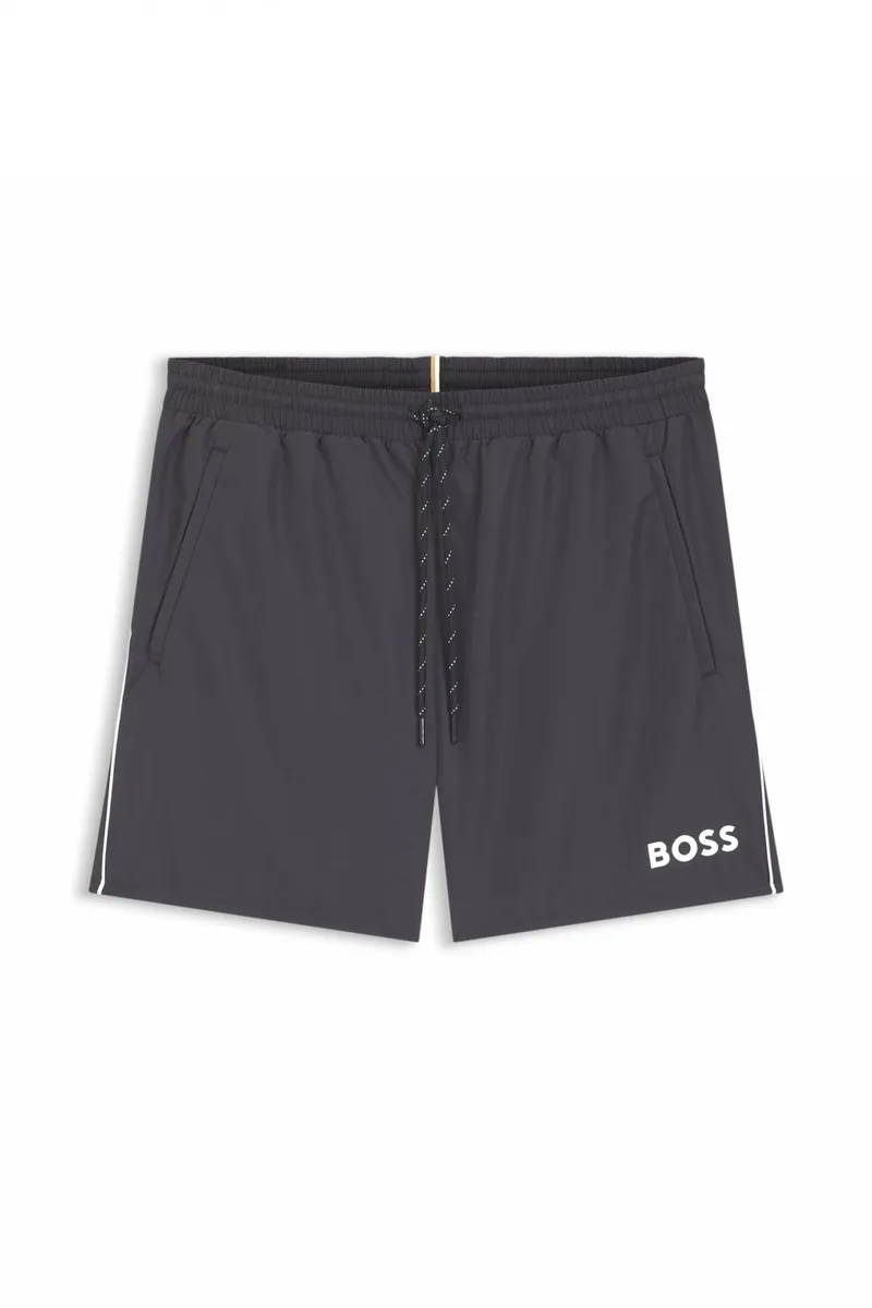 BOSS BEACHWEAR ΜΑΓΙΩ STARFISH ΜΑΥΡΟ