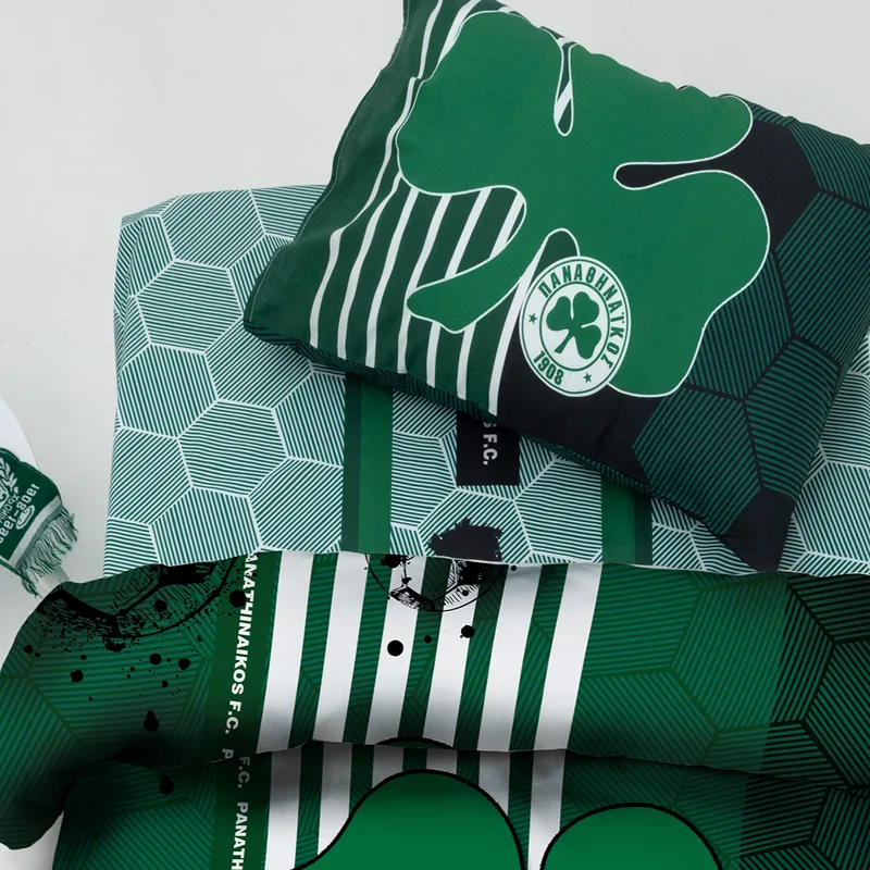 Ζεύγος Μαξιλαροθήκες (50x72) Palamaiki Panathinaikos FC11