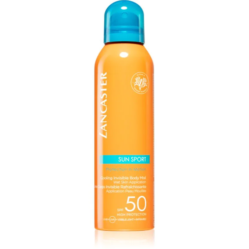 Lancaster Sun Sport Cooling Invisible Body Mist αντηλιακή δροσιστική ομίχλη για το σώμα SPF 50 200 ml