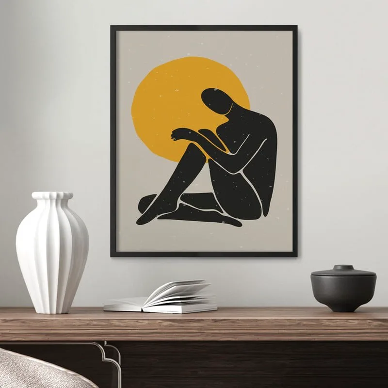 Πόστερ WOMAN SILHOUETTE BOHO