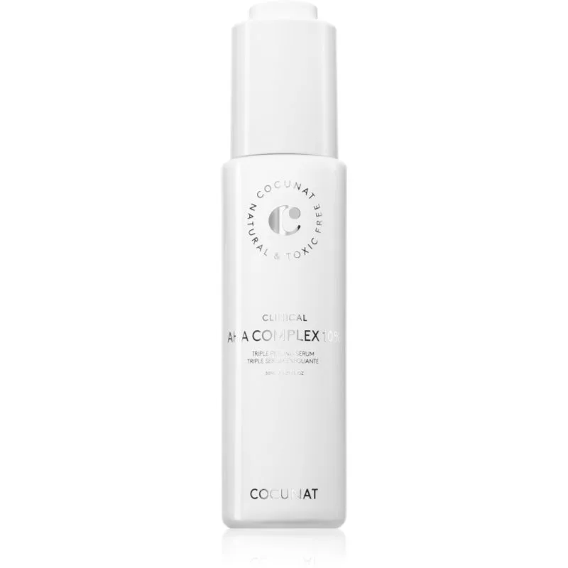 Cocunat Clinical AHA Complex 10% Απαλός απολεπιστικός ορός νύχτας ενάντια στη γήρανση 30 ml