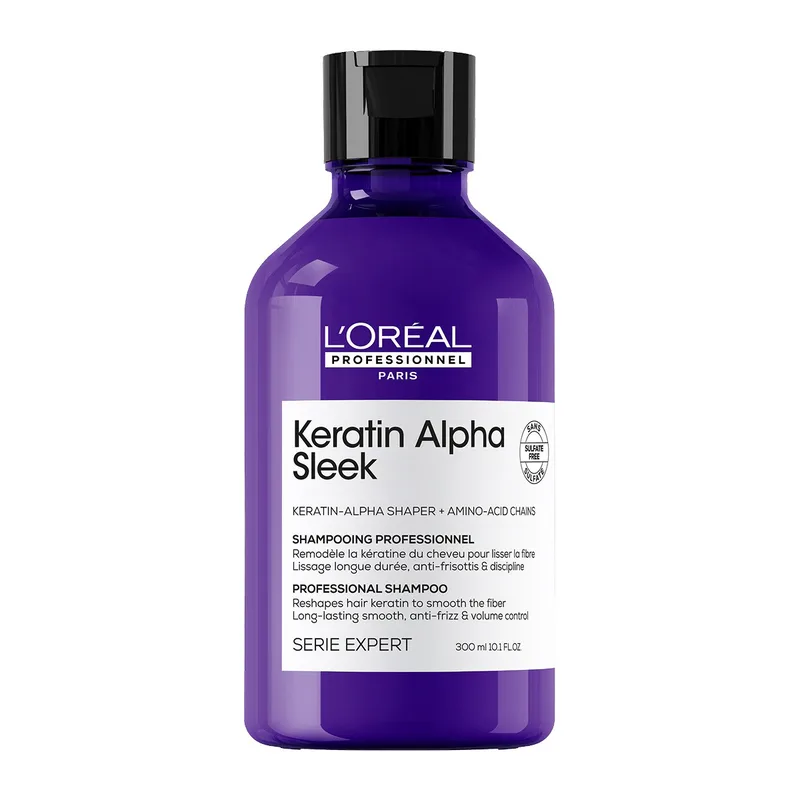 L’Oréal Professionnel Keratin Alpha Sleek Professional Shampoo (300ml)