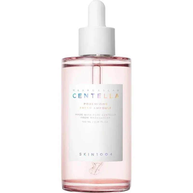 Skin1004 Madagascar Centella Poremizing Fresh Ampoule Serum Ορός Προσώπου με Εκχύλισμα του Βοτάνου Σεντέλα Ασιάτικα & 80 Καθαριστικά Μέταλλα που Βρίσκονται στο Ροζ Αλάτι των Ιμαλαΐων για Μείωση των Πόρων & Λεία Επιδερμίδα 100ml