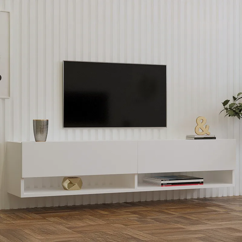 Έπιπλο Τηλεόρασης Arges - White 495Sse1605 (141x31x30)