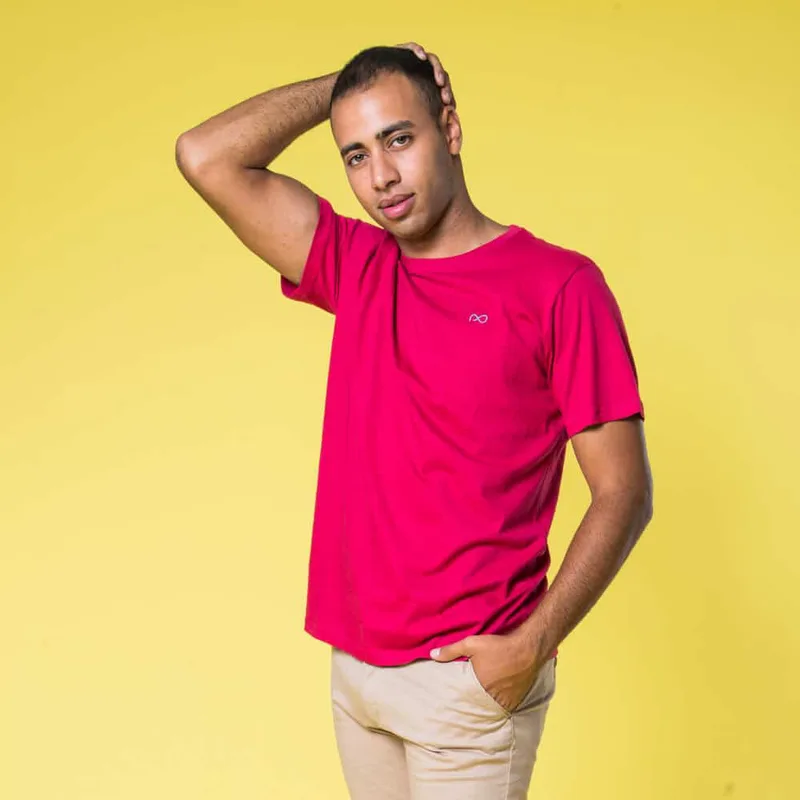 Prince Oliver T-Shirt Φούξια 100% Cotton ( Modern Fit)