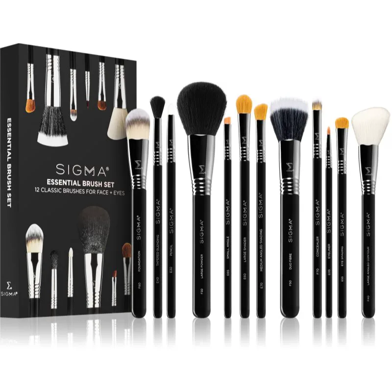 Sigma Beauty Essential σετ με πινέλα Για πρόσωπο και μάτια