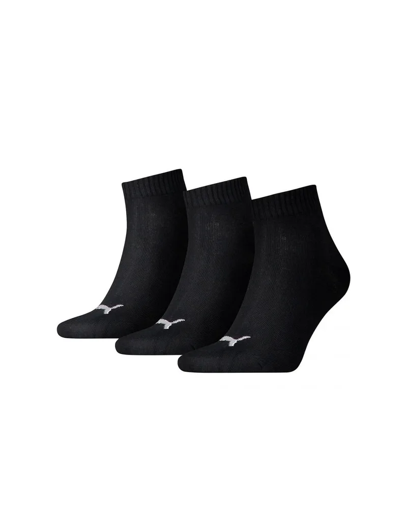 Puma Unisex Quarter Plain 3pak Socks 906978 3227108000 12