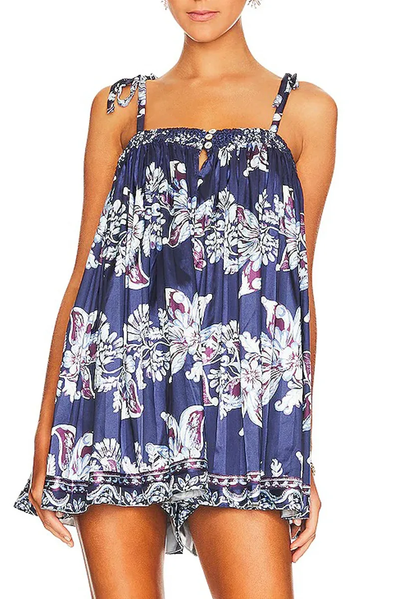 Νυχτικό Free People Rule The World Romper FP8921CYS-NAVY COMBO Γυναικείο