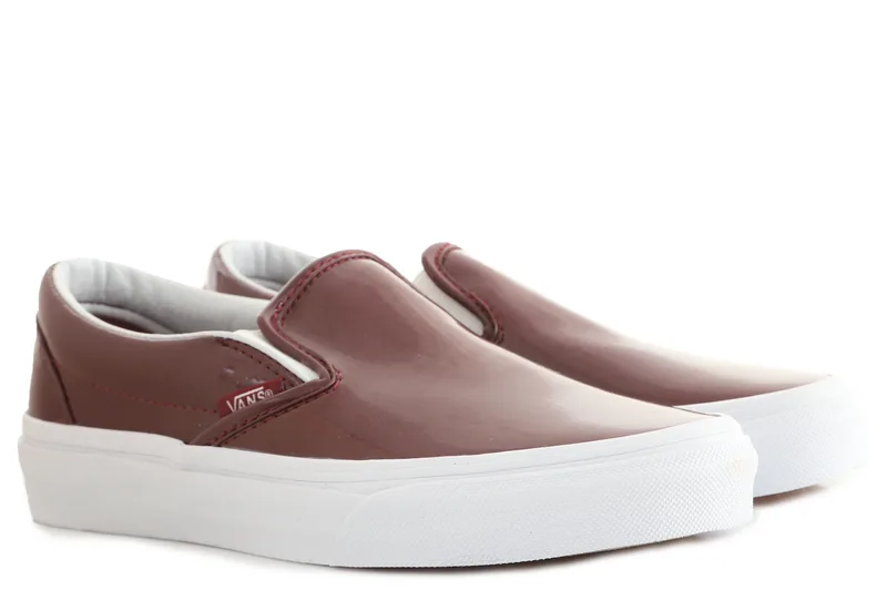 Slip On Vans Classic TumblePate VN0003Z4IWO1-RED