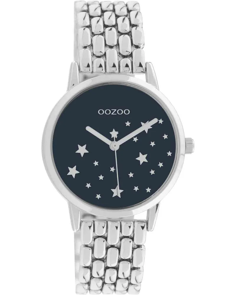 OOZOO Timepieces - C11026, Silver case with Stainless Steel Bracelet