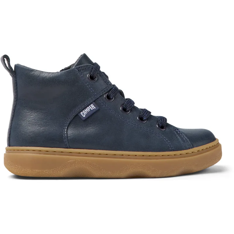 CAMPER Kiddo - Μπότες Για Κορίτσια - Μπλε, Μέγεθος 30, Smooth leather