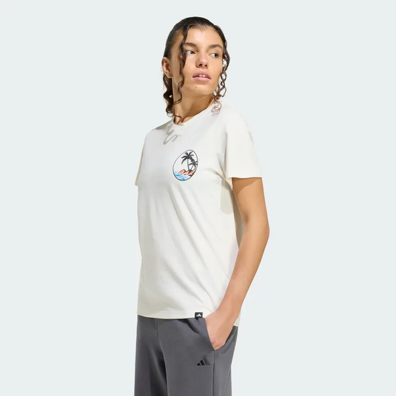 adidas Sportswear Summer Slide Graphic Γυναικείο T-Shirt (9000274516_11977)