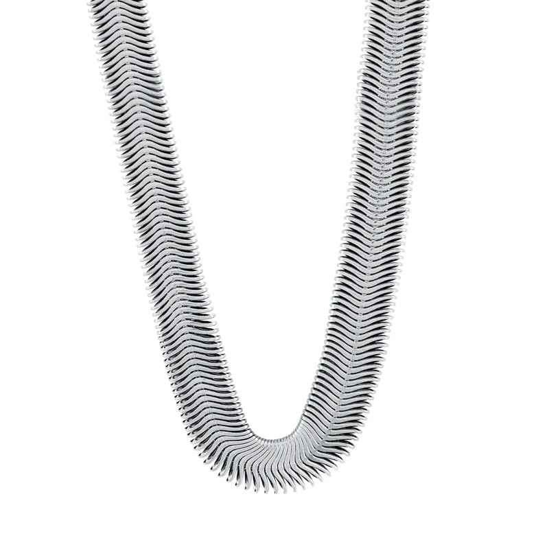 Κολιέ Αλυσίδα Snake από Ατσάλι KL1212