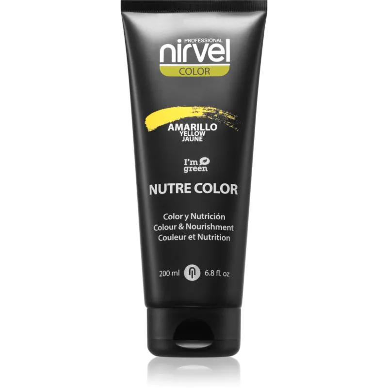Nirvel Nutre Color θρεπτική τονωτική μάσκα για τα μαλλιά απόχρωση Amarillo 200 ml