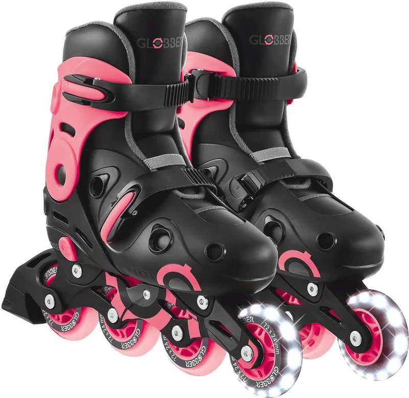 ΠΑΤΙΝΙΑ GLOBBER INLINE SKATES LIGHTS NO 34-37 CORAL PINK (785-110)