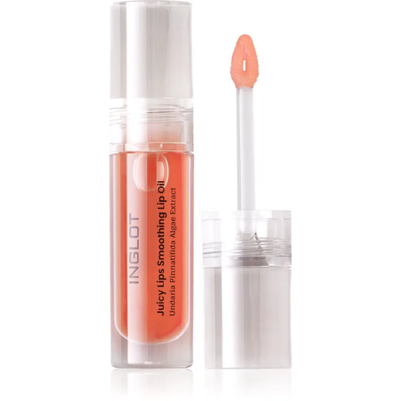 Inglot Juicy Lips Smoothing Lip Oil ενυδατικό λάδι για τα χείλη απόχρωση Sweet Πορτοκαλί 4 ml