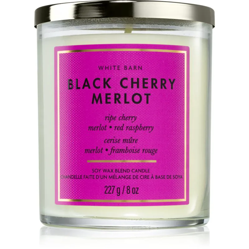 Bath & Body Works Black Cherry Merlot αρωματικό κερί 227 γρ