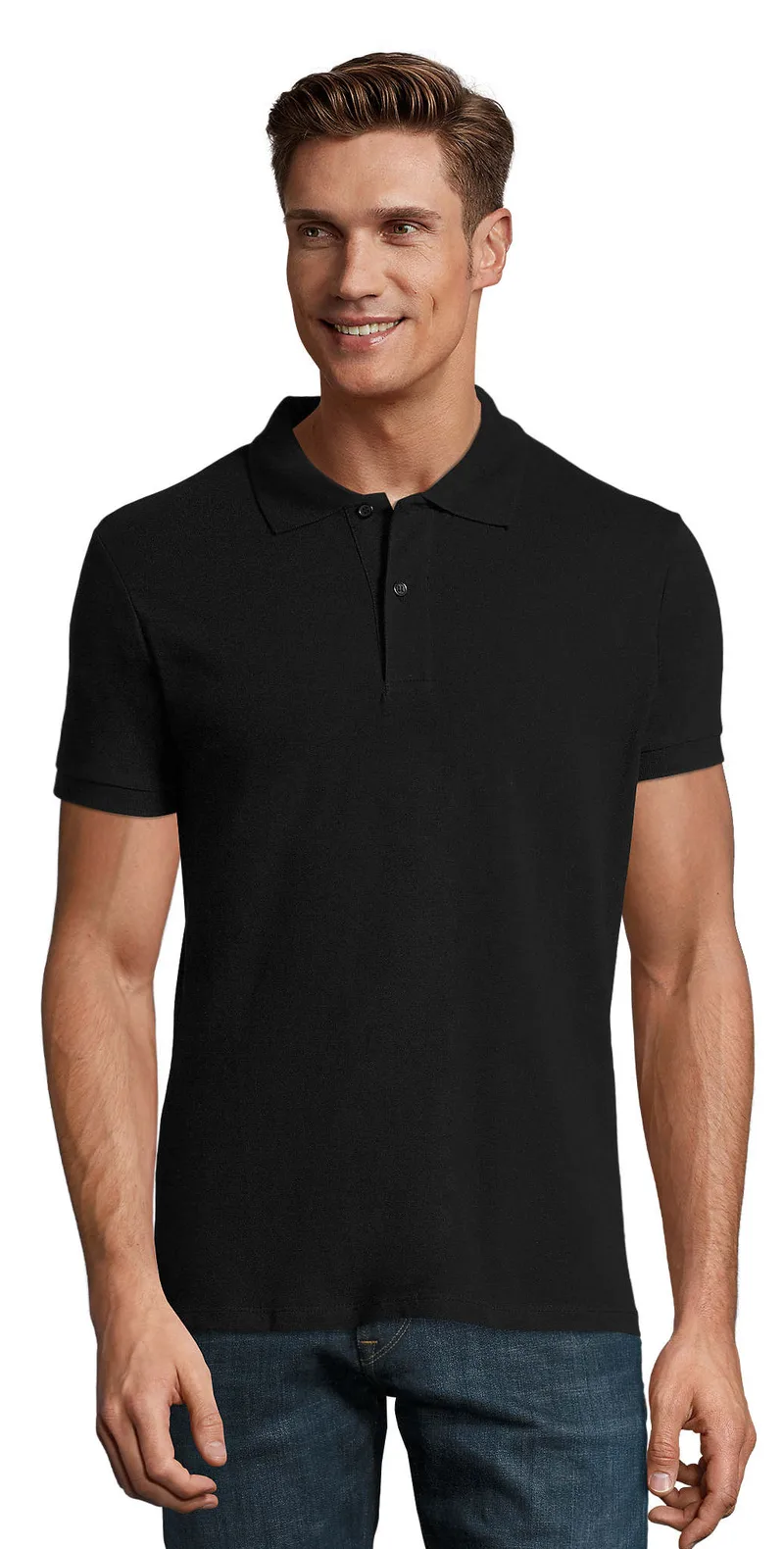 Ανδρικό πόλο πικέ Perfect Men SOLS 11346 Black