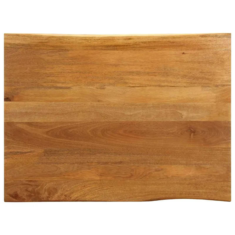 vidaXL Επιφάνεια Τραπεζιού 110x80x2,5 εκ. Live Edge Μασίφ Ξύλο Μάνγκο
